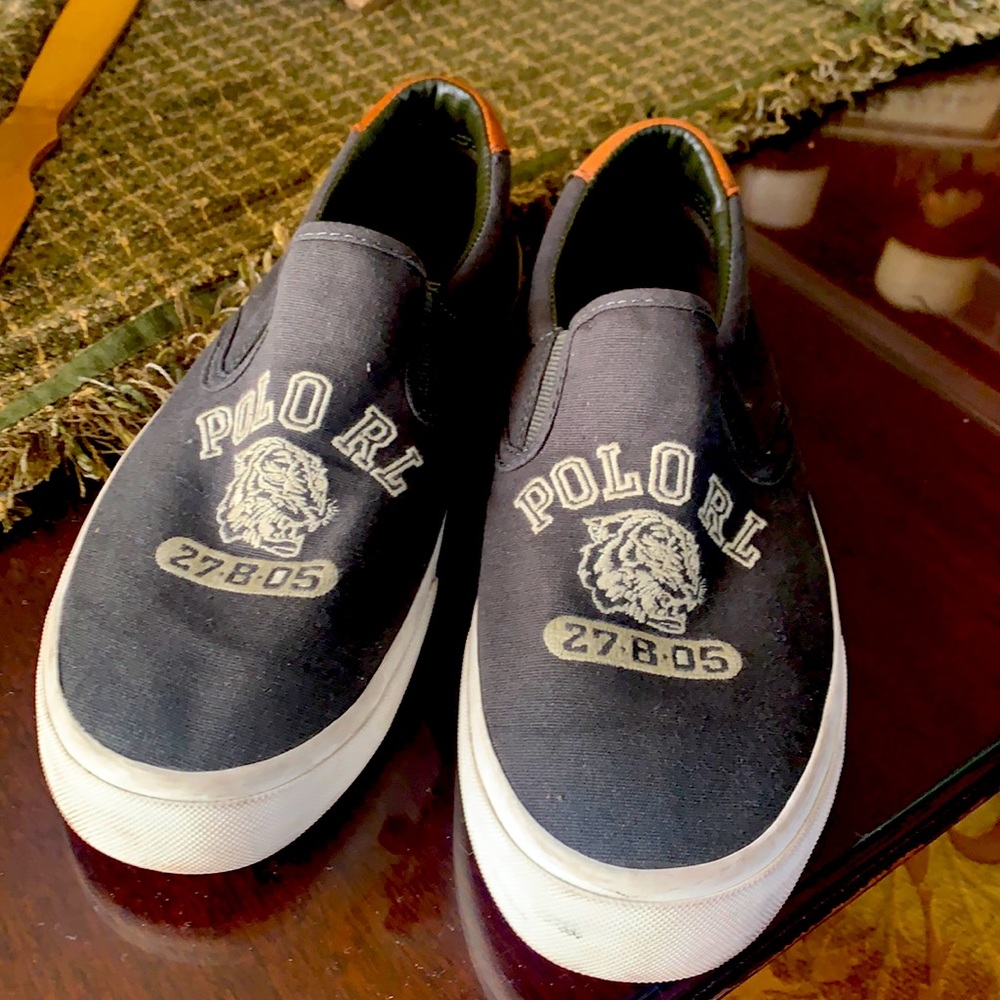 Hunter Green Ralph Lauren Boat shoes at 8.5